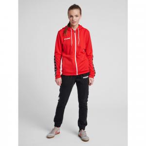 Bluza do piłki nożnej damska Hummel zip hml AUTHENTIC Poly