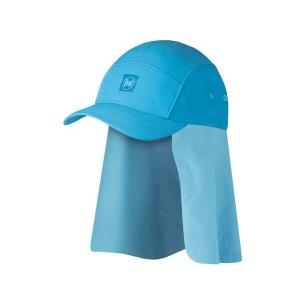 Czapka z daszkiem BUFF DESERT CAP KIDS SOLID AZURE