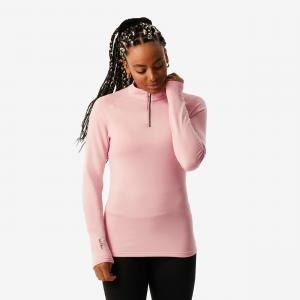 Koszulka termoaktywna narciarska damska Wedze 500 1/2 zip
