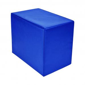 Skrzynia plyometryczna Soft Box UNDERFIT 50 x 40 x 30 cm niebieska