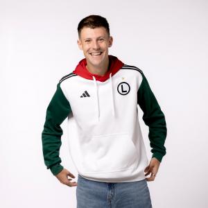 Bluza piłkarska z kapturem adidas Entrada 22 Legia Warszawa