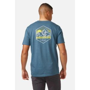 Koszulka bawełniana męska Rab Stance Mountain Peak Tee z krótkim rękawem