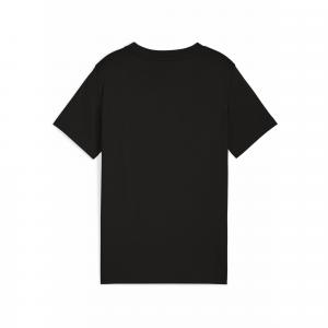 Młodzieżowa koszulka z grafiką i logo No. 1 PUMA Black