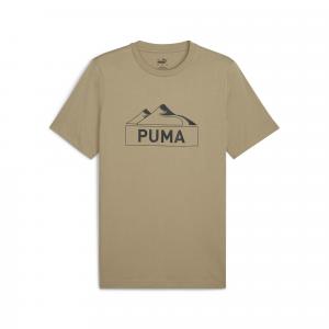 Męska koszulka z grafiką OPEN ROAD PUMA Oak Branch Beige