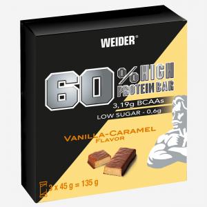 Baton Weider 60% białka waniliowy x3