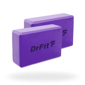 Zestaw kostek do jogi i pilatesu z pianki 2 szt. DrFit