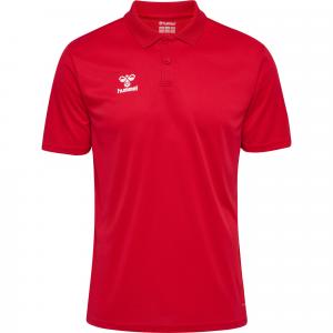 Koszulka poliestrowa sportowa Hummel Essential 24 Polo czerwona