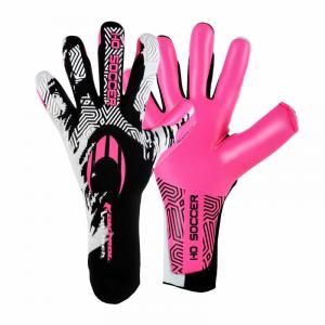 Rękawice bramkarskie do piłki nożnej Kontrol Knit Tech II Pink