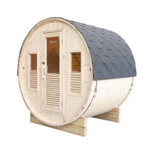 Sauna zewnętrzna Gaïa Bella Holl's ze świerku, 3 os., z chromoterapią LED