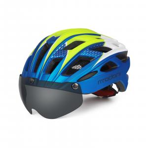 Kask rowerowy z szybą fotochromową madani HT19