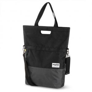 Torba Rowerowa Shopper Z Recyklingu 20 Litrów - Czarno-Szara