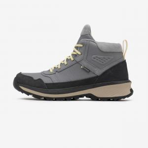 Buty turystyczne damskie Quechua NH500 Mid skóra wodoodporne
