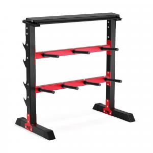 Stojak na gryfy i obciążenia Hop-Sport HS-1007A półka na hantle