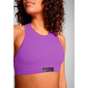 Góra od bikini Puma, racerback, fioletowym