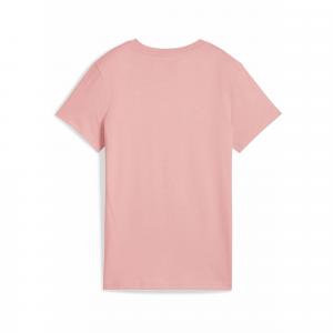 Damska koszulka z logo ESS No. 1 PUMA Pink Fruit