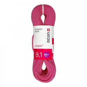 Lina dynamiczna Ocun Vision WR 9.1 mm 80 m - purple/yellow