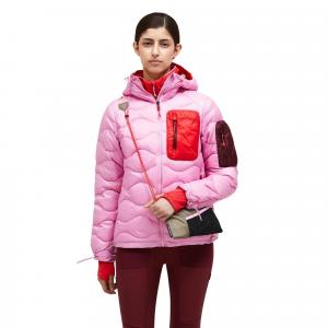Kurtka Peak Performance puchowa damska Helium Utility Down Hood różowa - XS