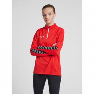 Bluza do piłki nożnej damska Hummel demi-zip hml AUTHENTIC