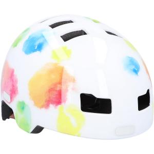 Kask rowerowy dziecięcy Fischer BMX Kinder Plus Splash z oświetleniem