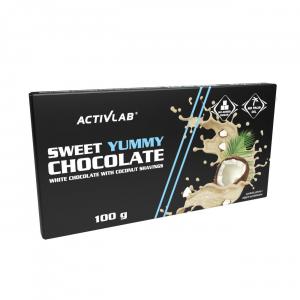 Czekolada biała bez dodatku cukru Sweet Yummy Chocolate Activlab