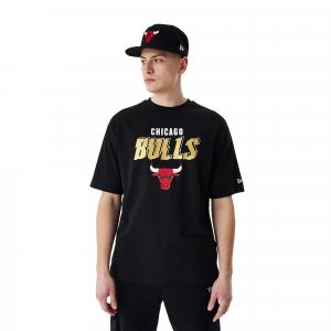 Koszulka męska New Era Team Script OS Tee Chicago Bulls