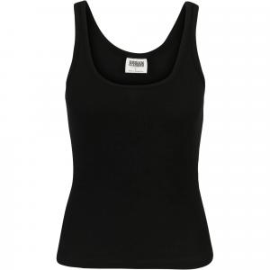Tank Top Damski Prążkowana Ekologiczny Basic 2pak