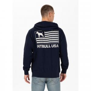 Bluza męska Pitbull rozpinana z kapturem Terry Pitbull USA