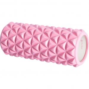 Wałek roller do Jogi i masażu P2I różowy 33x14cm