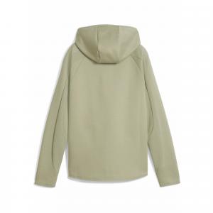 Damska rozpinana bluza Evostripe z kapturem PUMA Lux Army Green
