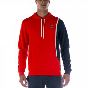 Le Coq Sportif Saison 1 Hoody N°1 M Czerwona Bluza Dorosłych