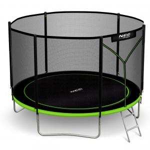 Trampolina ogrodowa z siatką zewnętrzną Neo-Sport 312cm 10ft