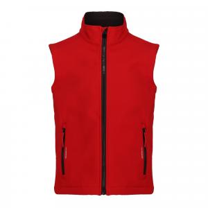 Bezrękawnik Dziecięcy Softshell Odblaskowy Materiał