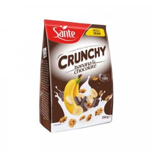 Crunchy SANTE 350g. Banan - Czekolada