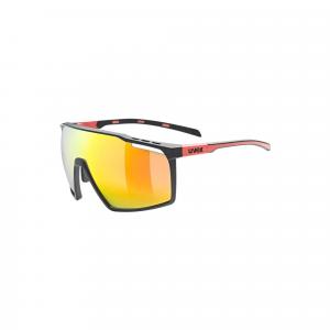 Okulary do biegania Uvex MTN Perform - perform black/red m/mir.red