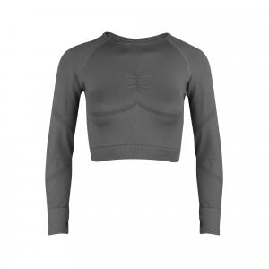 Longsleeve fitness damski Beshaped Power Up! bezszwowy