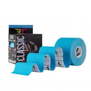 Taśma classic do kinesiology tapingu niebieska Rea Tape 5cm