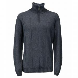 Wełniany sweter męski Weft Possum Merino Javelin Zip Neck