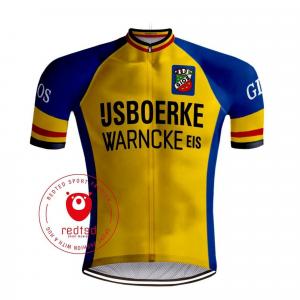 Vintage Cycling Jersey Ijsboerke Warncke - Redted