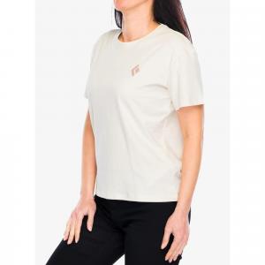 Koszulka bawełniana damska Black Diamond Heritage Badge SS Tee