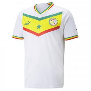 Męska replika koszulki domowej Senegalu 22/23 PUMA White Pepper Green