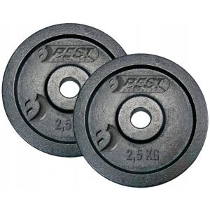 Talerz do podnoszenia ciężarów Best Sporting fi 30 mm 2x2,5kg