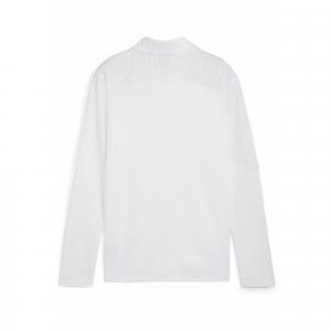 Młodzieżowa bluza treningowa z zamkiem 1/4 Valencia CF PUMA White