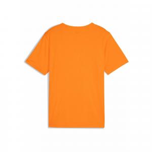 Młodzieżowa koszulka z grafiką individualFINAL PUMA Heat Fire Black Orange