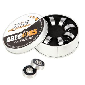 Łożyska (8 szt.) ABEC-9 RS Graphit Chrome Nils Extreme