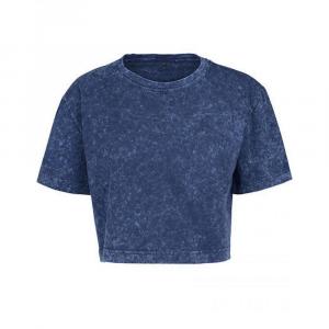 Koszulka Damska Acid Wash Crop T-shirt