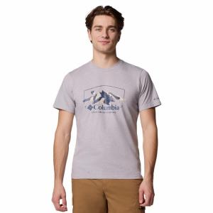 T-shirt bawełniany męski Columbia Path Lake Graphic Tee II z krótkim rękawem