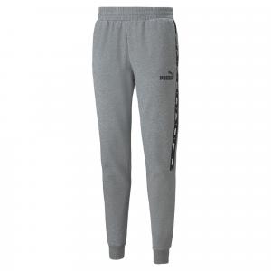 Męskie spodnie dresowe Essentials+ Tape PUMA Medium Gray Heather