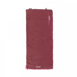 Śpiwór dla dzieci Outwell Champ Kids (130 cm) - deep red LEWY