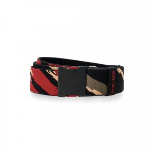 Pasek do spodni Arcade Brushstroke Slim - black/burnt