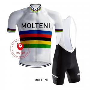 Odzież rowerowa Vintage Molteni Rainbow - RedTed